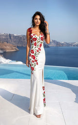 1 of 2 Terani 261GL6636 Ivory Multi