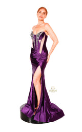 1 of 2 Terani 261P6039 Dark Purple