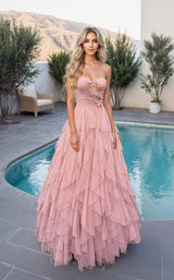 1 of 2 Terani 261P6042 Pink/Nude