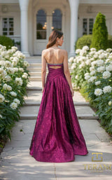 2 of 2 Terani 261P6609 Fuchsia