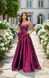 1 of 2 Terani 261P6609 Fuchsia