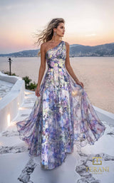 1 of 2 Terani 261P6696 Blue/Purple