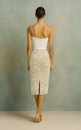 3 of 4 Terani 261C5029 Ivory/Nude