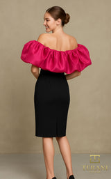 2 of 2 Terani 261C6505 Black/Fuchsia