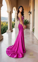 3 of 7 Terani 261P6031 Fuchsia