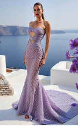 1 of 2 Terani 261P6036 Lavender