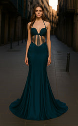 3 of 6 Terani 261P6137 Dark Teal