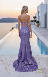 2 of 2 Terani 261P6188 Lilac/Nude