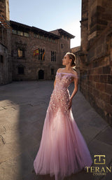 1 of 4 Terani 261P6695 Pink