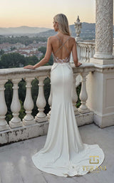 2 of 2 Terani 261P6738 Ivory/Nude