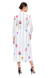 2 of 2 Terani J6746 Ivory Multi