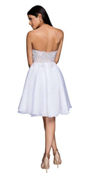 3 of 4 Terani 1811P5100 Ivory/Nude