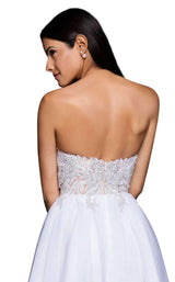 4 of 4 Terani 1811P5100 Ivory/Nude