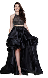5 of 12 Terani 1811P5703 Black-Nude