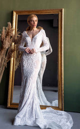 1 of 6 Tina Holly Couture BB021 White/White