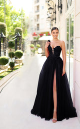 7 of 14 Tina Holly Couture TK554 Black