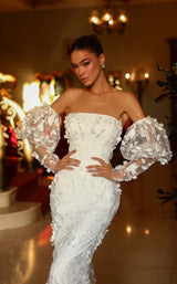 3 of 4 Tina Holly Couture TW121W Off White