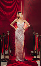 1 of 2 Chic and Holland ZAP120009 Ivory/Pink