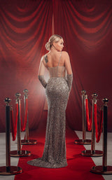 2 of 2 Chic and Holland ZAP120021S Nude/Silver