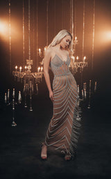 1 of 2 Chic and Holland ZRH440014 Nude/Silver