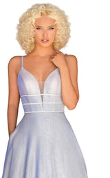 5 of 8 Clarisse 8008 Shimmer Blue
