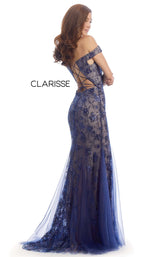 2 of 4 Clarisse 8014 Navy/Nude