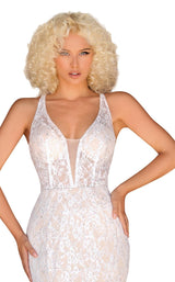 3 of 4 Clarisse 8016 Ivory/Nude