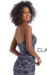 4 of 4 Clarisse 8242 Navy/Silver