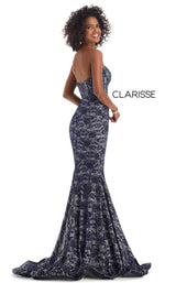 2 of 4 Clarisse 8242 Navy/Silver