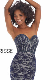3 of 4 Clarisse 8242 Navy/Silver