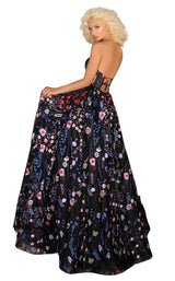 2 of 4 Clarisse 8243 Black-Royal-Multi