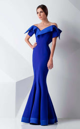 3 of 4 MNM Couture G0782 Royal Blue
