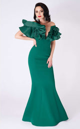 1 of 3 MNM Couture G0903 Green
