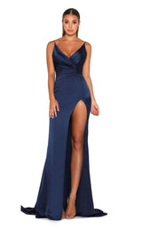 7 of 38 Portia and Scarlett Hugo Gown Navy