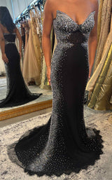 6 of 16 Jovani D5503 Black