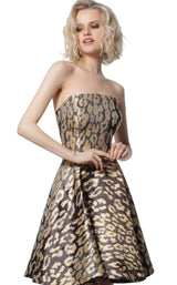 1 of 4 Jovani 1937 Animal-Print