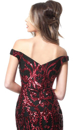 4 of 4 Jovani 2666 Black-Red
