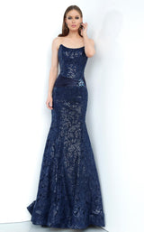 1 of 4 Jovani 62939BG Navy