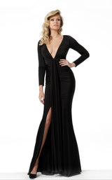 1 of 8 Jovani 64983 Black