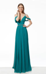 1 of 6 Jovani 66337 Emerald