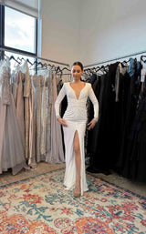 8 of 13 Jovani 07320 White