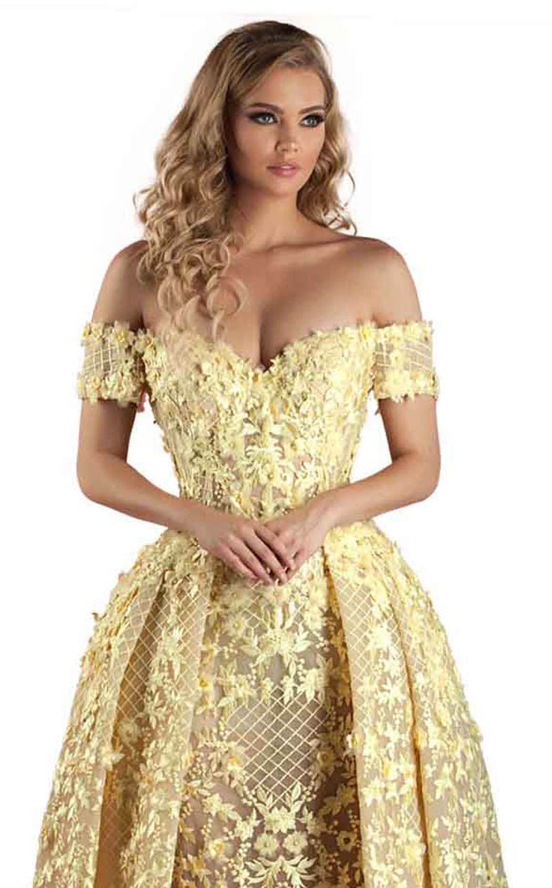 MNM Couture K3496 Yellow