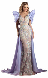 2 of 10 MNM Couture K3552 Purple