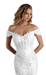 5 of 6 MNM Couture K3560 White