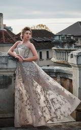 6 of 6 MNM Couture K3814 Beige