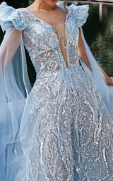 3 of 3 MNM Couture K3930 Blue