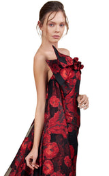 4 of 4 MNM Couture N0355 Black/Red