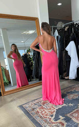 6 of 15 Jovani 07297 Hot-Pink