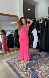 2 of 15 Jovani 07297 Hot-Pink