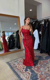 9 of 19 Jovani 05664 Red